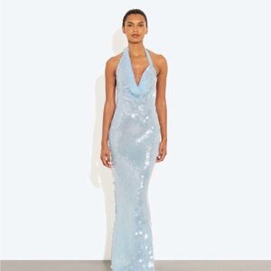 Rat & Boa Anais Light Blue Sequin Dress
